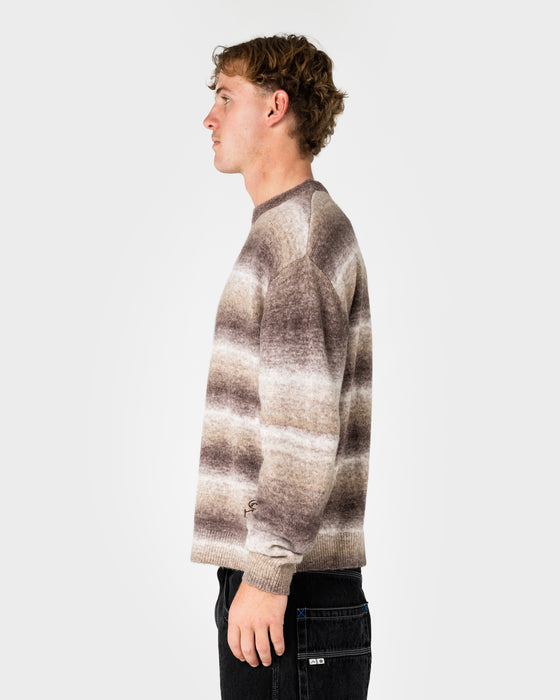 man-wearing-space-fluff-sweater-in-brown