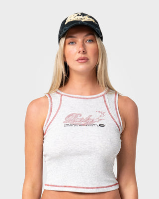 Woman wearing the Star Struck Skate Cap in Black