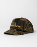 Pro Surfer Camo Snapback Cap