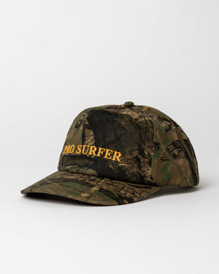 Mens Pro Surfer Camo Snapback Cap in Camo
