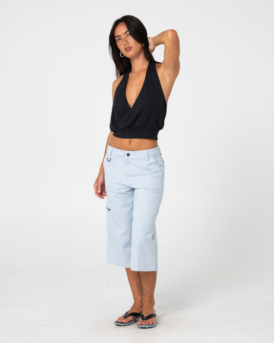 woman-wearing-it-gyrl-low-rise-capri-cargo-pant-in-pastel-blue