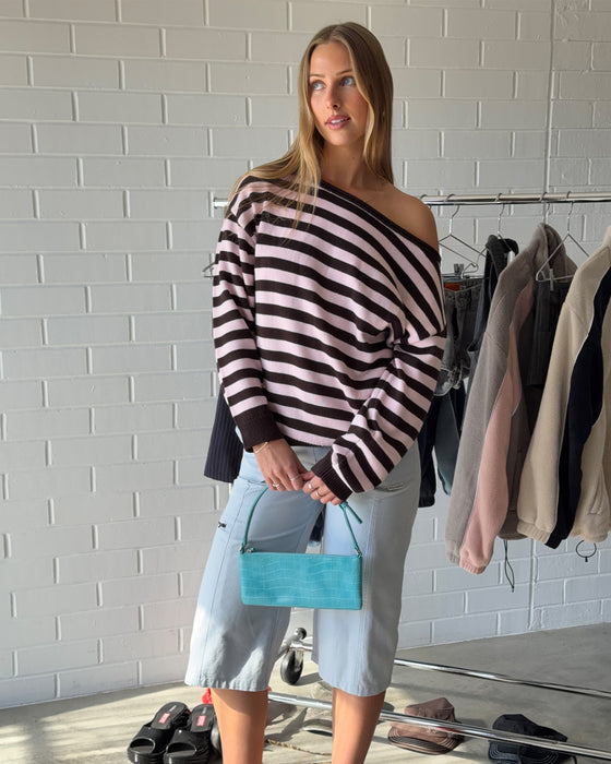 woman-wearing-stella-stripe-slouch-knit-in-java-pink