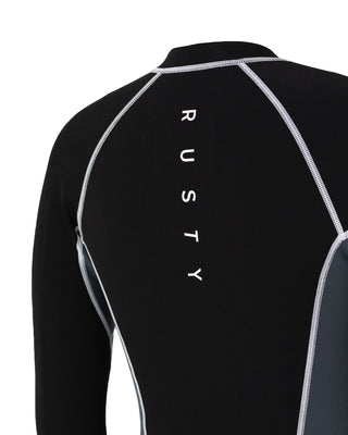 Women wearing Somersault 2mm Long Sleeve Springsuit Wetsuit in Black