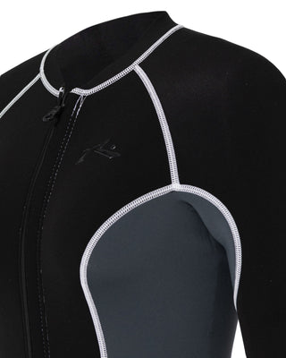 Women wearing Somersault 2mm Long Sleeve Springsuit Wetsuit in Black