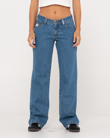 Super Low Rise Straight Leg Jean