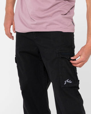 Man wearing Sheetya Pant in Black
