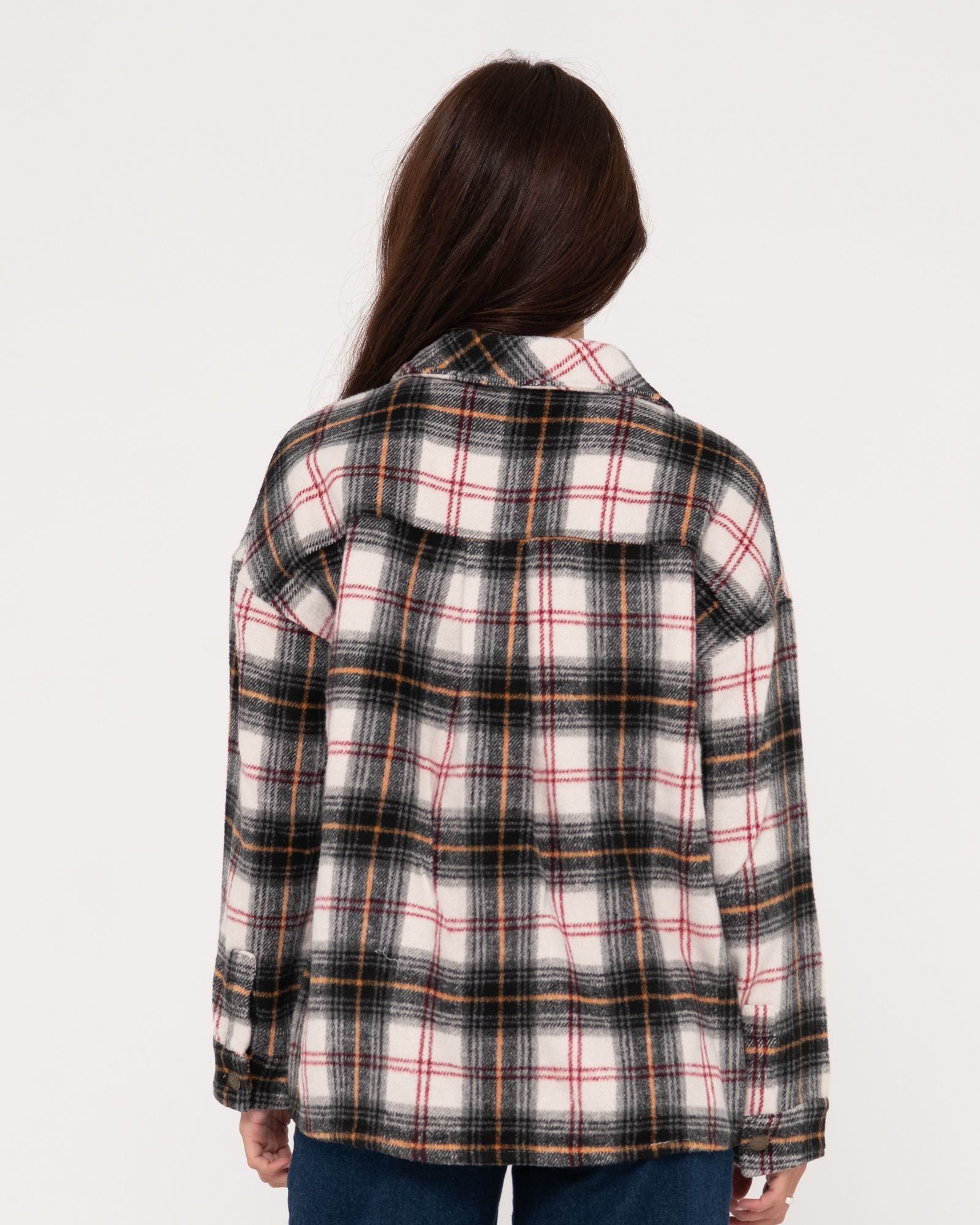 Stemming Oversized Plaid Shirt – Rusty Australia