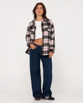 Stemming Oversized Plaid Shirt