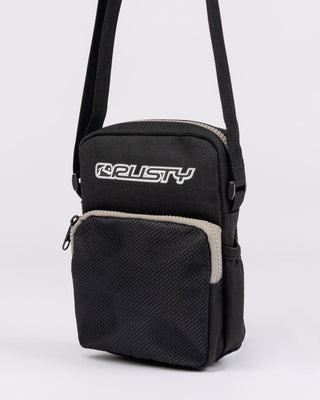 Mens Reverb Crossbody Bag in Black