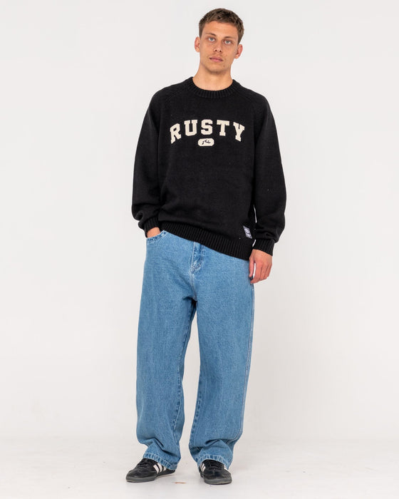 man-wearing-alpha-kappa-knitted-crew-in-black