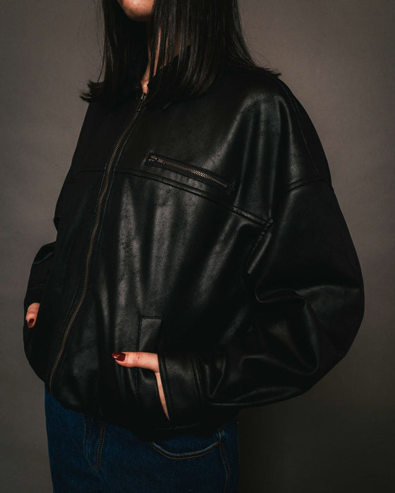 woman-wearing-back-street-faux-leather-jacket-in-black