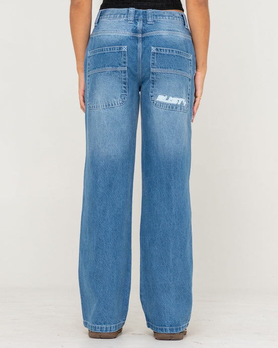 woman-wearing-flip-mommy-low-rise-wide-leg-denim-jean-in-blasted-middy-blue-blue