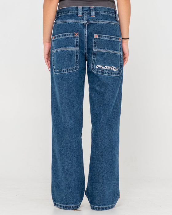 woman-wearing-flip-mommy-low-rise-wide-leg-denim-jean-in-deep-sea-blue