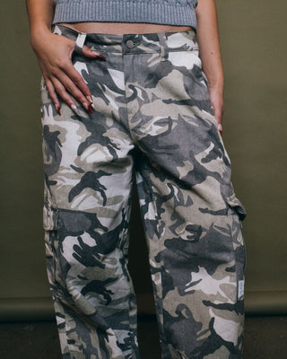 Rusty Camo-mile Low Rise Cargo Pant 100% Cotton Twill – Rusty
