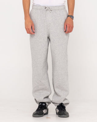 Man wearing Core Division Trackpant in Grey Marle