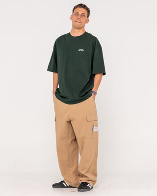 Man wearing Commando Cargo Pant in Light Khaki