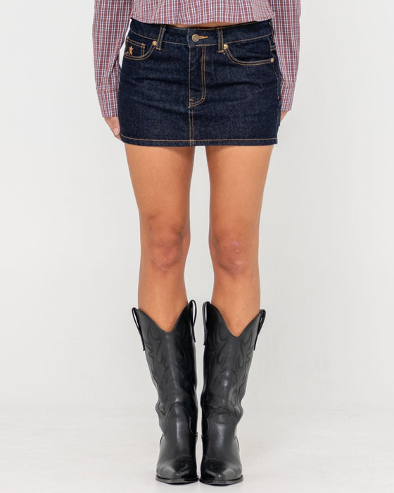 woman-wearing-risque-low-rise-denim-micro-skirt-in-raw-dawg