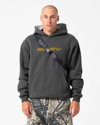 Mens Trisector Sling Bag Mini in Carbon