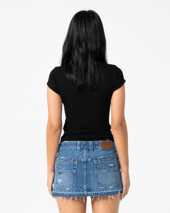 woman-wearing-im-hooked-cap-sleeve-fashion-top-in-black