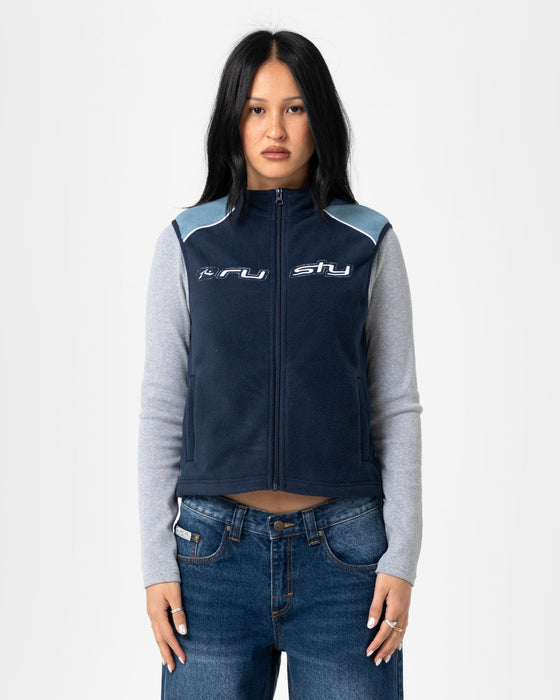 woman-wearing-mr-cool-polar-fleece-vest-in-atlantic-blue