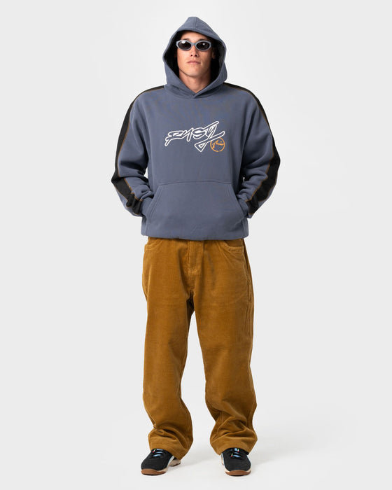 man-wearing-dine-n-dash-hooded-fleece-in-steel