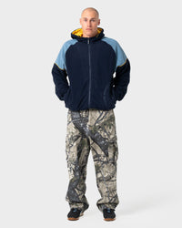 Tectonic Zip Through Polar Fleece Hoodie