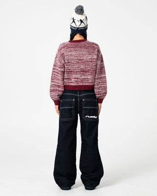 Womens Pixie Beanie in Navy Blue