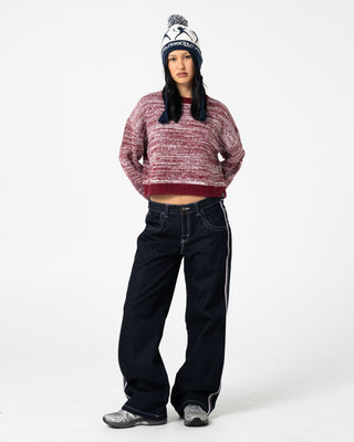 Womens Pixie Beanie in Navy Blue