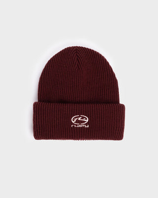 Mens Undercover Balaclava Beanie in Burgundy