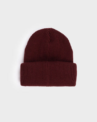 Mens Undercover Balaclava Beanie in Burgundy