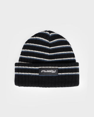 Mens Dead Bones Reversible Beanie in Black