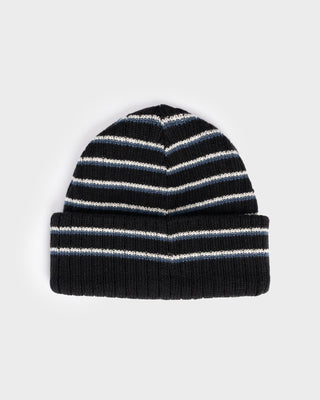 Mens Dead Bones Reversible Beanie in Black