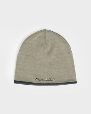 Mens Vortex Reversible Beanie in Abbey Stone