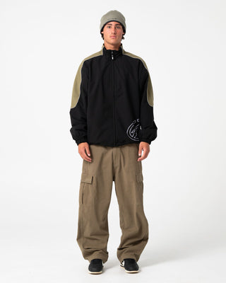 Mens Vortex Reversible Beanie in Abbey Stone