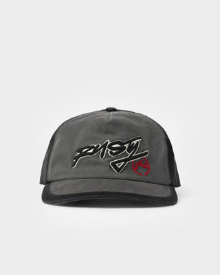Mens Grif Graf Mid 90s Cap in Washed Black