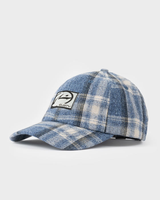 mens-cobra-plaid-6-panel-cap-in-royal-blue
