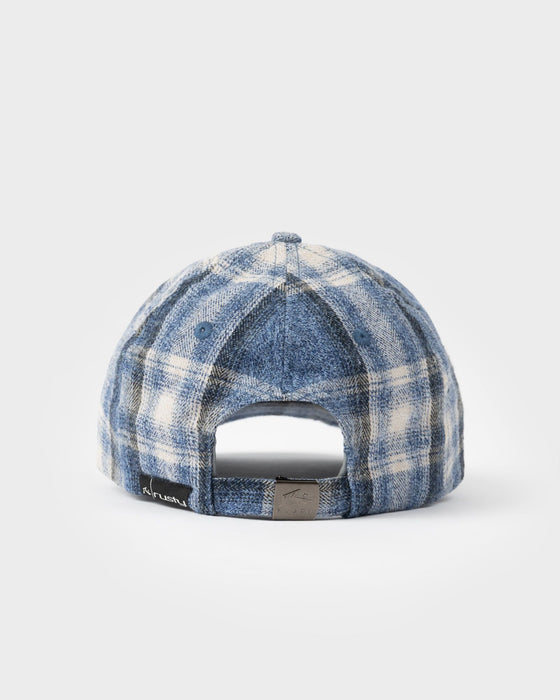 mens-cobra-plaid-6-panel-cap-in-royal-blue