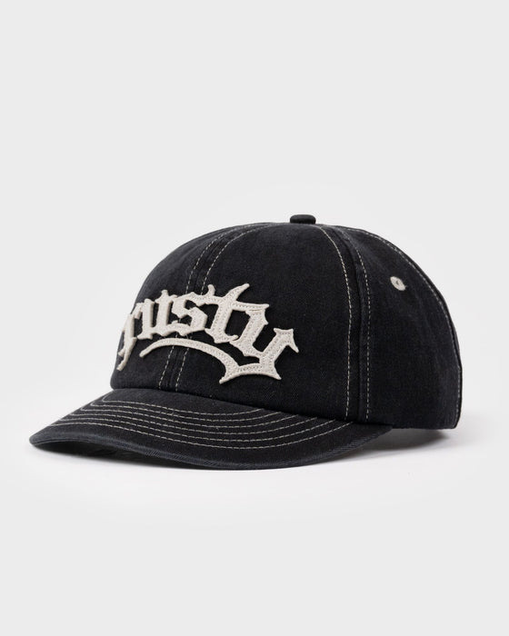 mens-field-gothic-dirtbag-6-panel-cap-in-black