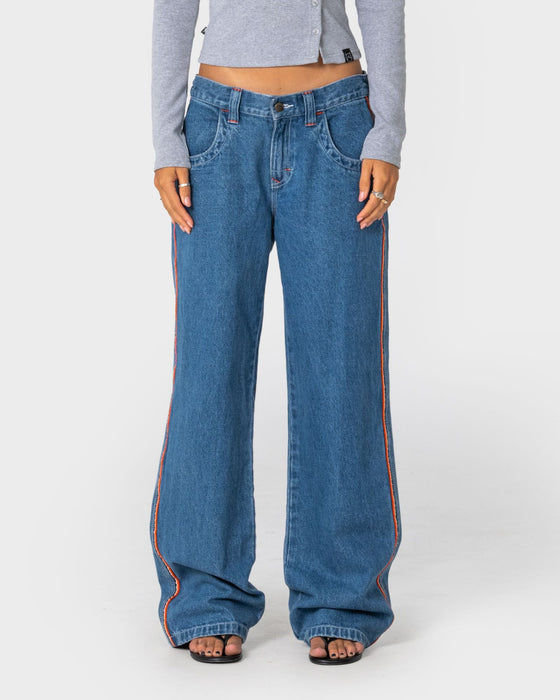 woman-wearing-flip-mommy-low-rise-wide-leg-denim-jean-in-middy-blue-orange