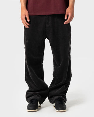Man wearing Flip Daddy Cord Pant in Coal