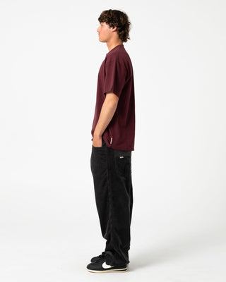 Man wearing Flip Daddy Cord Pant in Coal