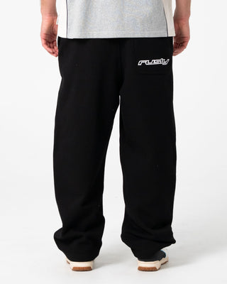 Man wearing Gainer Baggy Track Pant in Black