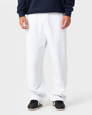 Man wearing Gainer Baggy Track Pant in Ecru Marle