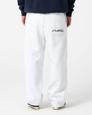 Man wearing Gainer Baggy Track Pant in Ecru Marle