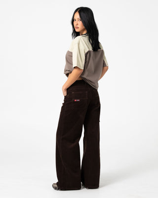 Woman wearing Polar Popped Oversize Tee in Khaki