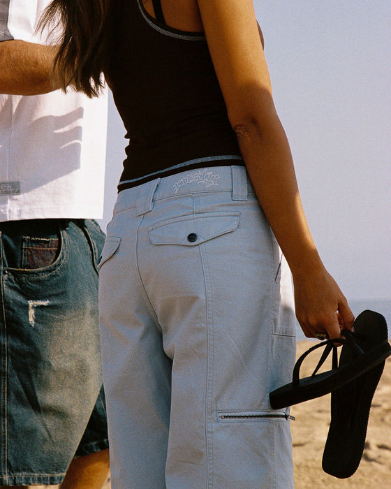 woman-wearing-it-gyrl-low-rise-capri-cargo-pant-in-pastel-blue