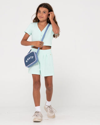 Girls Sweet Water Crossbody Bag in Yonder Blue