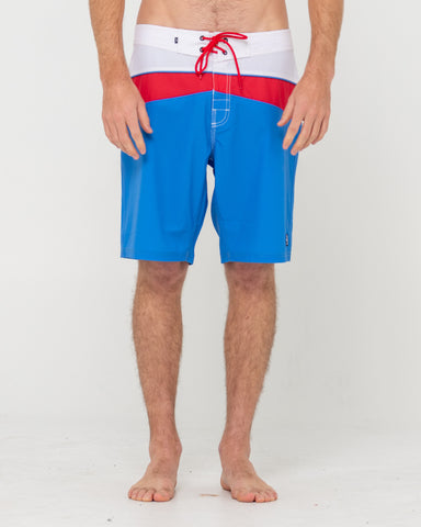 Man wearing Chop Suey Boardshort in Blue