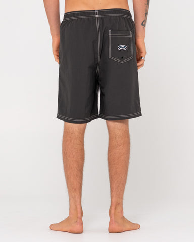 Man wearing Heritage 95 All Day Short in Coal