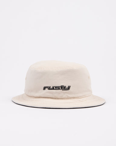 Boys Road Trip Reversible Bucket Hat Boys in Oatmeal